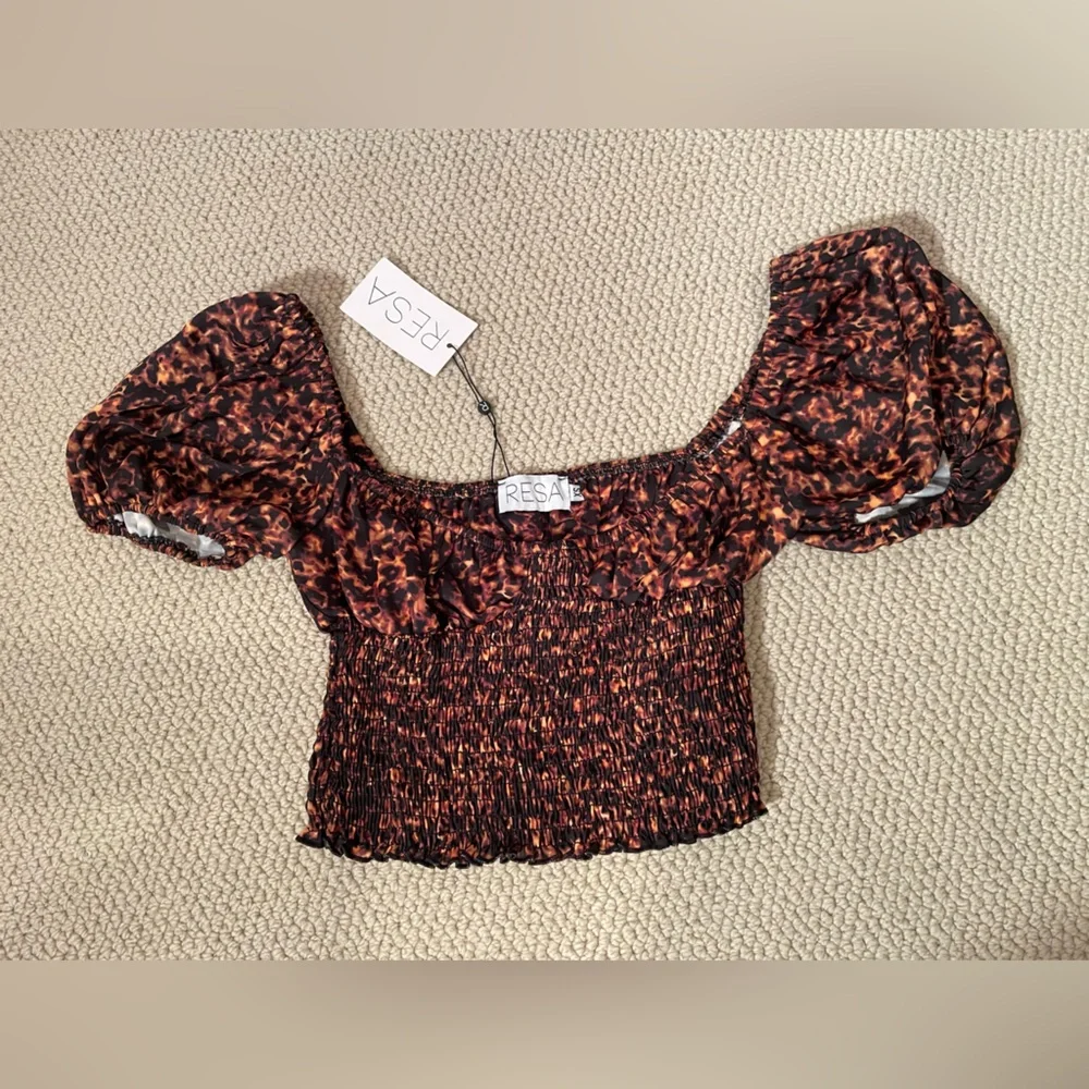 RESA Stella Top in Tortoise size xsmall - Picture 2 of 7